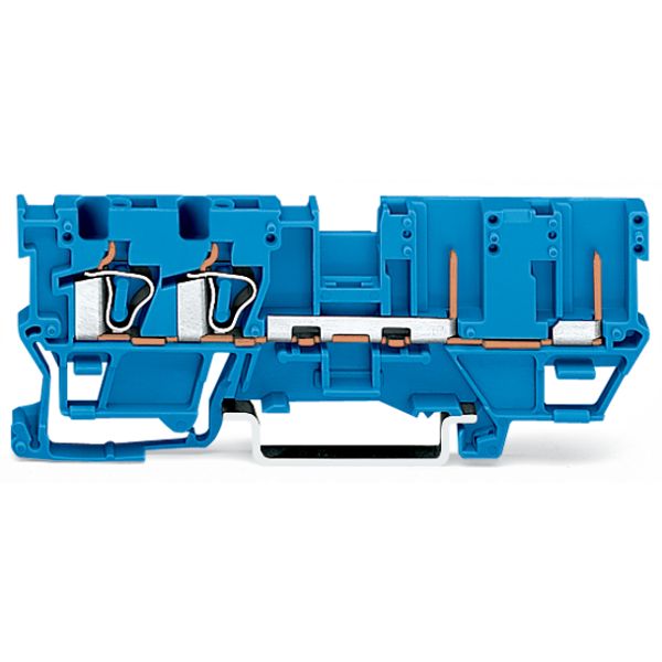 2-conductor/2-pin carrier terminal block for DIN-rail 35 x 15 and 35 x image 2