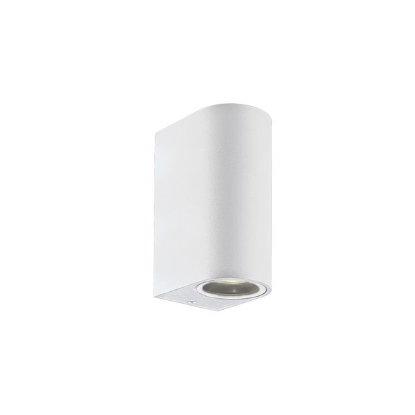 2/Lights Wall Lamp White Round H:150 Tilos image 1