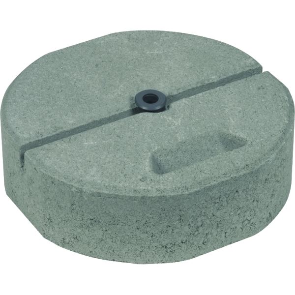 Concrete base C45/55 17kg w. grip recess a. threaded adapter M16 D 337 image 1