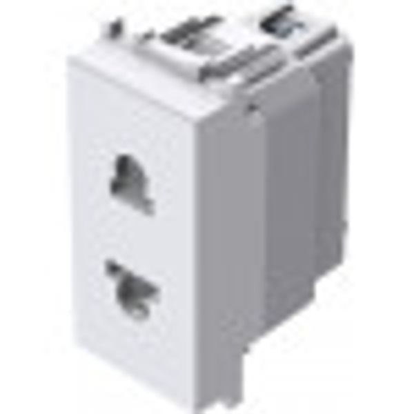 SOCKET EURO/AMERICAN+KS 2P 16A 250V~ 1M PW 4317877 image 2