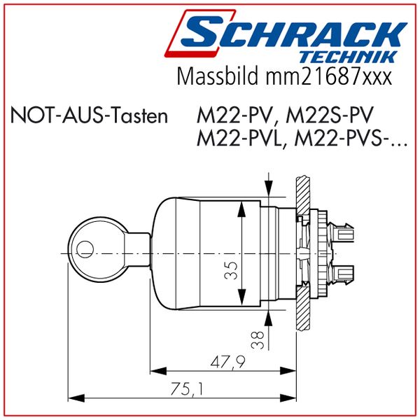 Selector switch, 3 pos, stay-put, clamp handle image 2