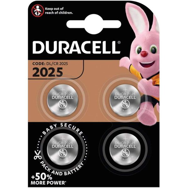 DURACELL Lithium CR2025 BL4 image 1