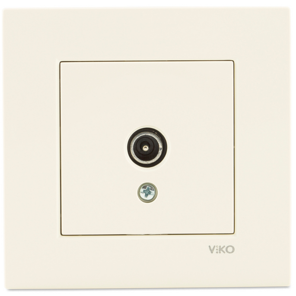 Karre Beige TV Socket Transitive (8-12-dB) image 1