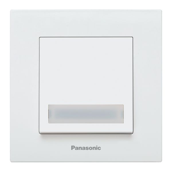 Karre Plus-Arkedia White Illuminated Labeled Buzzer Switch image 1