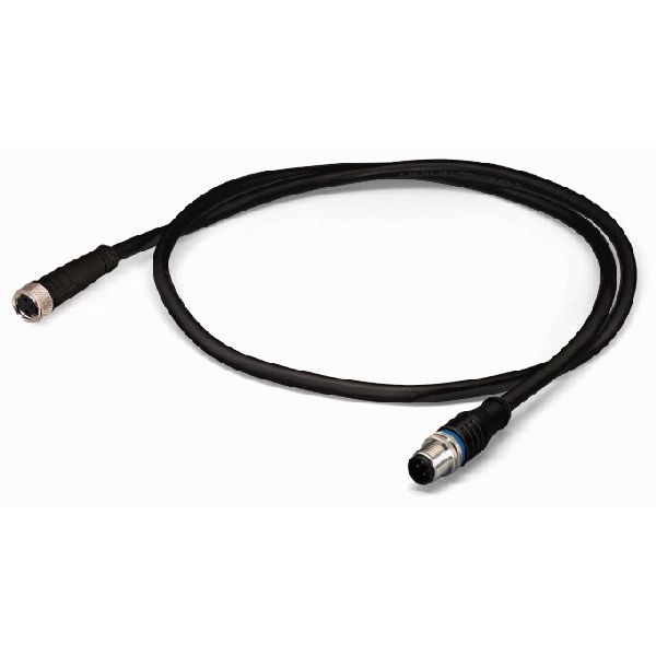 Sensor/Actuator cable M8 socket straight M12A plug straight image 2