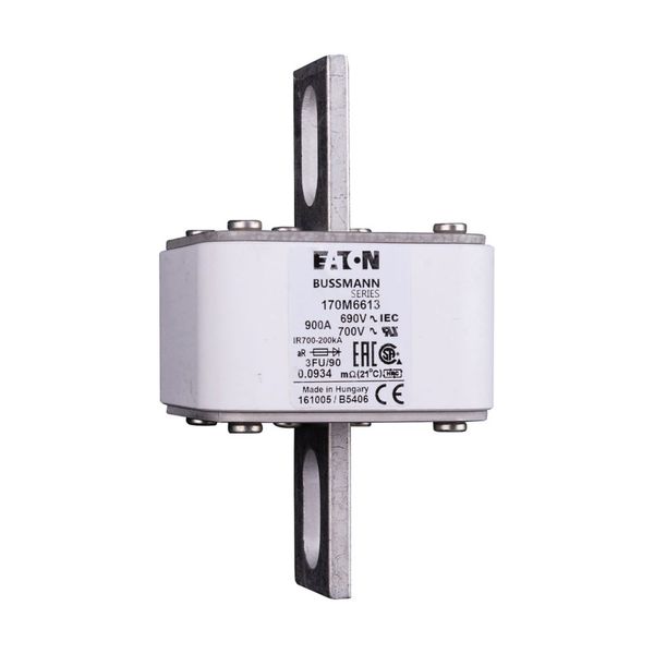 Fuse-link, high speed, 900 A, AC 690 V, size 3, 76 x 92 x 135 mm, aR, IEC, UL image 19