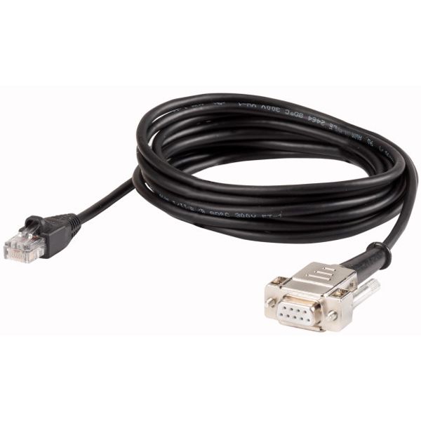 Programming cable, serial, XC100/200, EC4P, RJ45, sub-D 9pole, 2m image 1