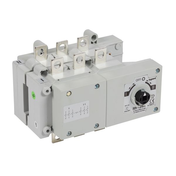 DCX-M changeover switche - size 2 - 3P - 125 A - I-O-II image 1