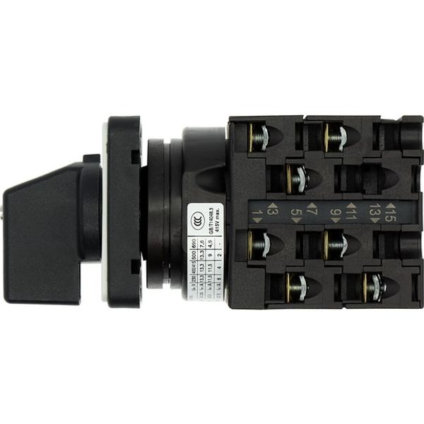 Step switches, T0, 20 A, flush mounting, 4 contact unit(s), Contacts: 7, 45 °, maintained, Without 0 (Off) position, 1-7, Design number 8234 image 3