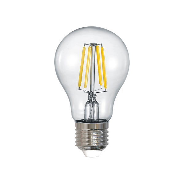 Bulb LED E27 filament classic 4W 470lm 3000K filament 2-pack image 1