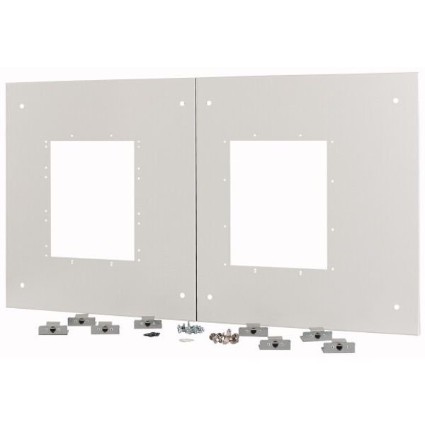 Front panel for 2x IZMX16, fixed mounting, HxW=550x1000mm image 1