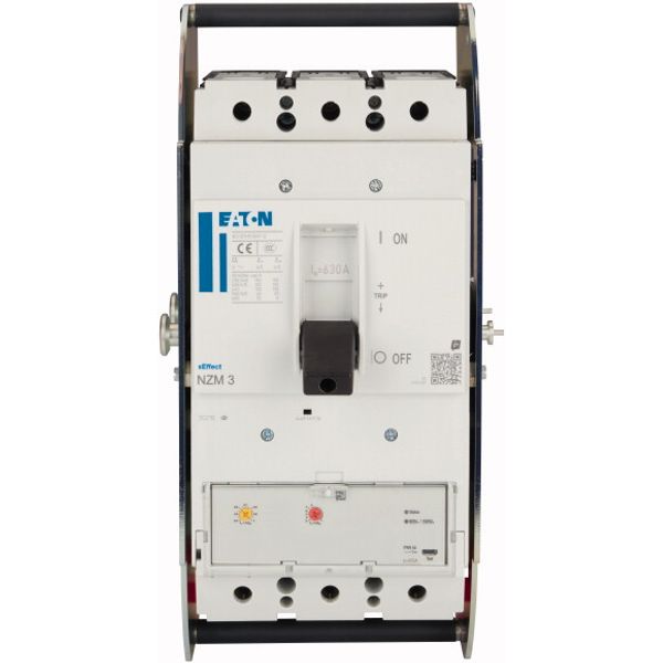 NZM3 PXR10 circuit breaker, 630A, 3p, withdrawable unit image 3