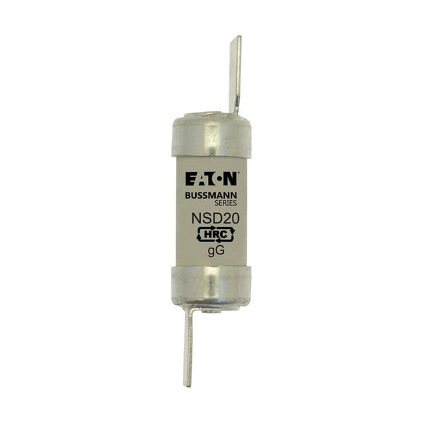 Fuse-link, LV, 20 A, AC 550 V, BS88/F1, 14 x 59 mm, gL/gG, BS image 14