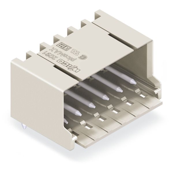 2091-1428/200-000/997-406 THR male header; 1.0 mm Ø solder pin; angled image 6