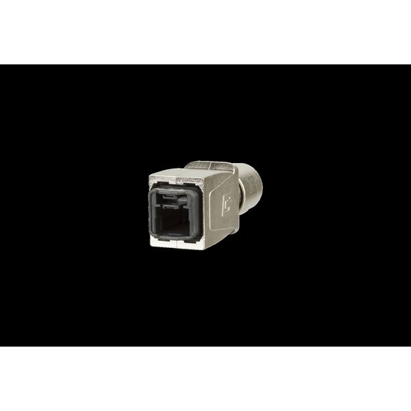 E-DAT Industry IP67 V14 plug housing for RJ45 unequipped image 2