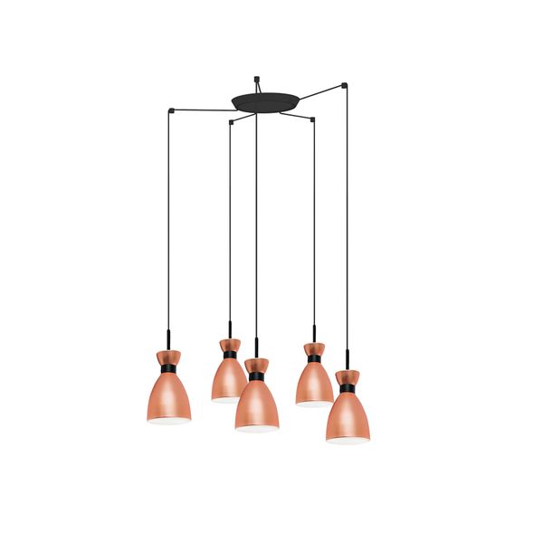 RETRO COPPER PENDANT LAMP 1xE14 20W 5L image 2