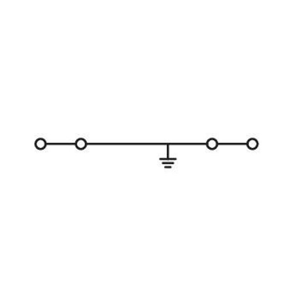 4-conductor Mini rail-mount terminal block 2.5 mm² center marking gree image 4