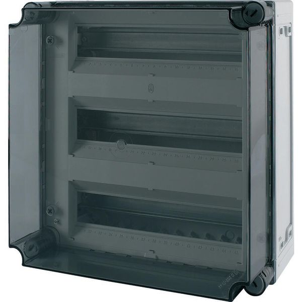 MCB enclosure, IP65, mounting rail vertical, HxWxD=375x375x225mm image 4