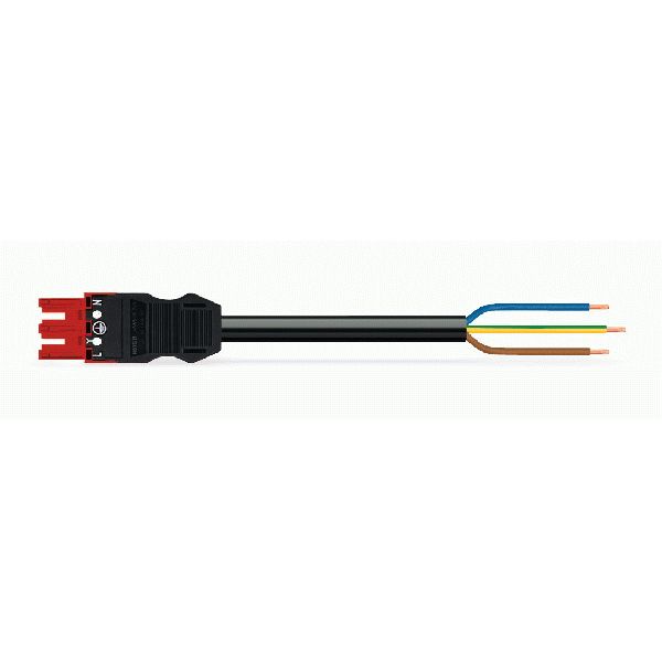 pre-assembled interconnecting cable Eca Socket/plug red image 5