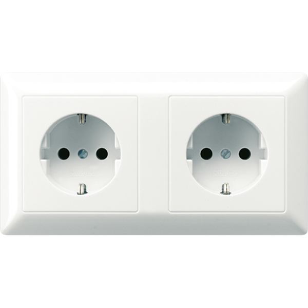 SCHUKO® socket for cable ducts 16 A / 25 AS1522WW image 3