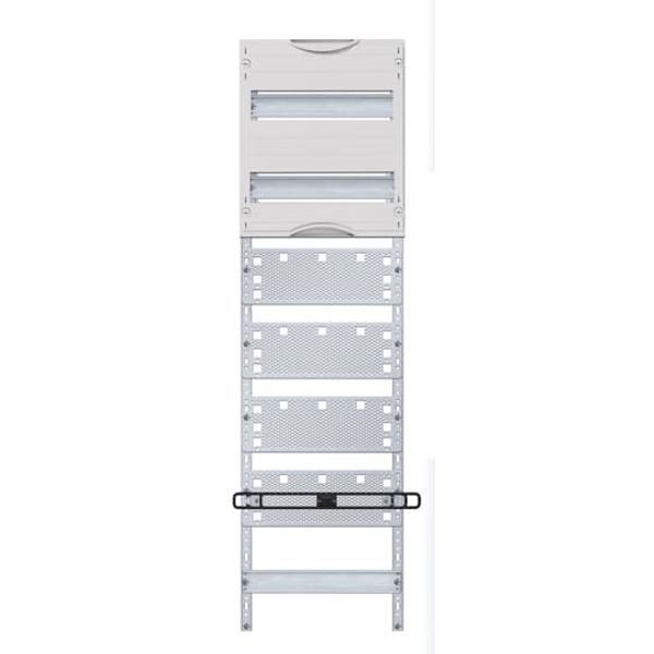 1MMC22 1MM Mounting chassis, 72 SU, Field Width: 1, 900 mm x 250 mm x 120 mm image 1