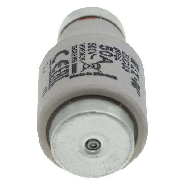 Fuse-link, LV, 50 A, AC 500 V, D3, gL/gG, IEC, time-delay image 16