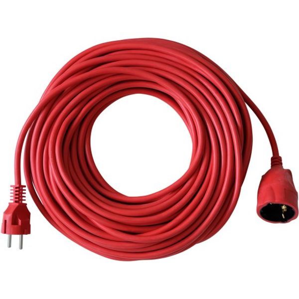Plastic Extension Cable Red 25m H05VV-F 3G1,5 image 1