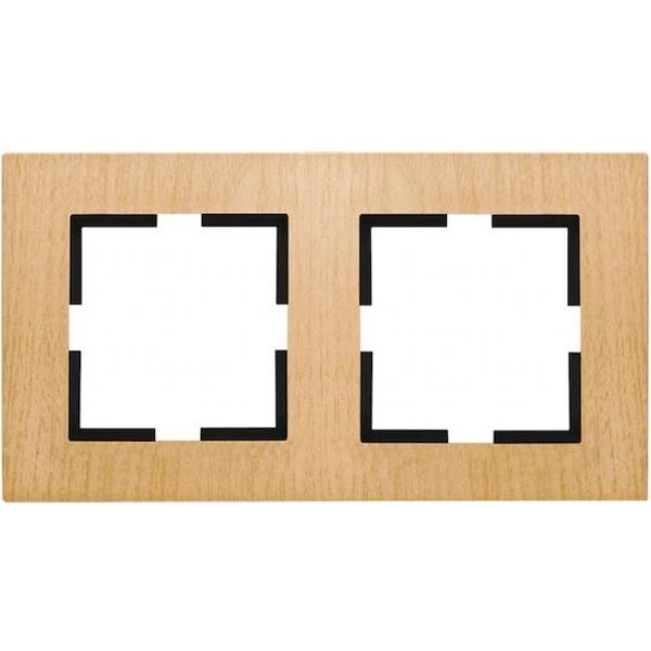 Novella Accessory Fagus Two Gang Frame image 1