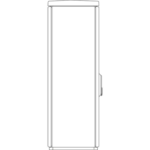 Cable management enclosure 2 door, F6, RAL7032, IP44 image 1