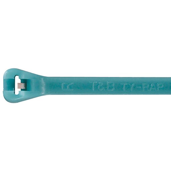 TYZ27M CABLE TIE 120LB 13IN AQUAMARIN ETFE image 1