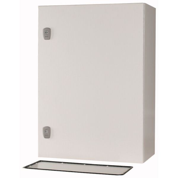 Wall enclosure with mounting plate, HxWxD=700x500x250mm image 2