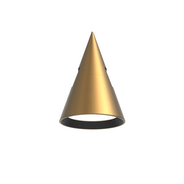 Spot Conical Gold Hoop image 1