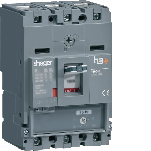 Circuit breaker P160 mag. 3P-3D 63A 40kA image 1