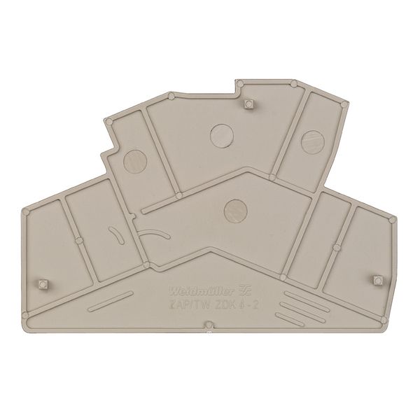 Partition plate (terminal), End and intermediate plate, 77.81 mm x 52. image 1