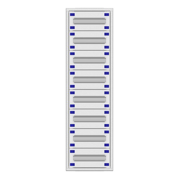 Flush-mounted distribution board, 1U-24K, H1195W380D180mm image 1