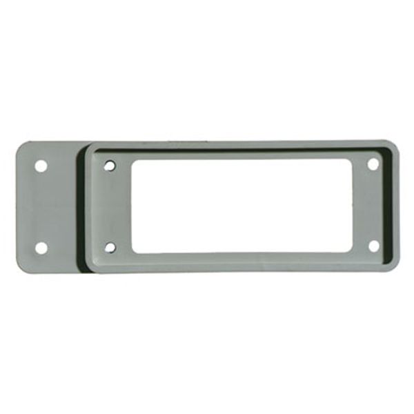 Adapter plate (industrial connector), Plastic, Colour: grey, Size: 8 image 2