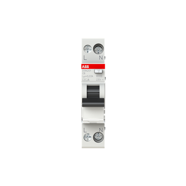 DSN201 A-C6/0.03 Residual Current Circuit Breaker with Overcurrent Protection image 1