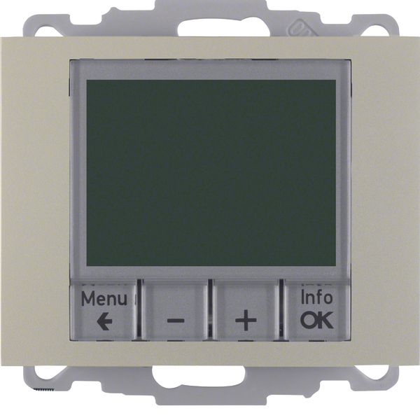 Thermostat, NO contact, centre plate, time-controlled, K.5, stainl. st image 1