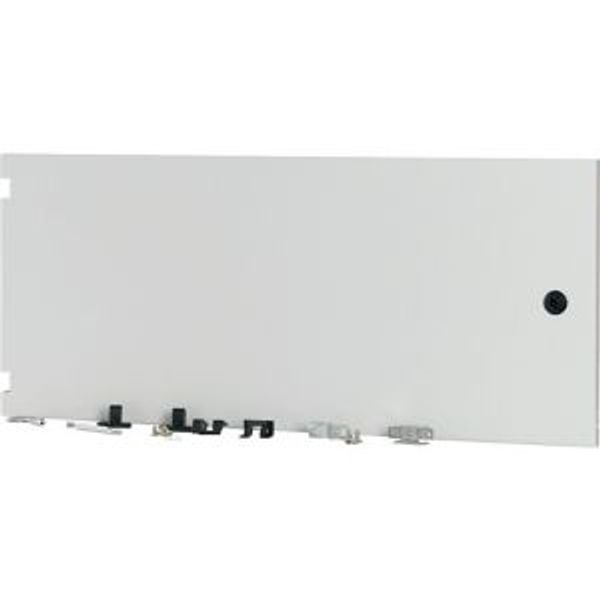 Section wide door, closed, HxW=350x800mm, IP55, grey image 4