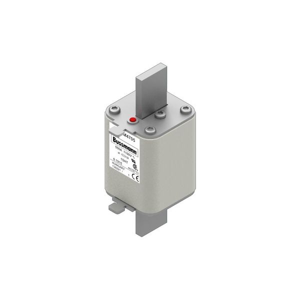 Fuse-link, high speed, 550 A, AC 1100 V, size 1, 53 x 63 x 135 mm, aR, IEC, single indicator image 8