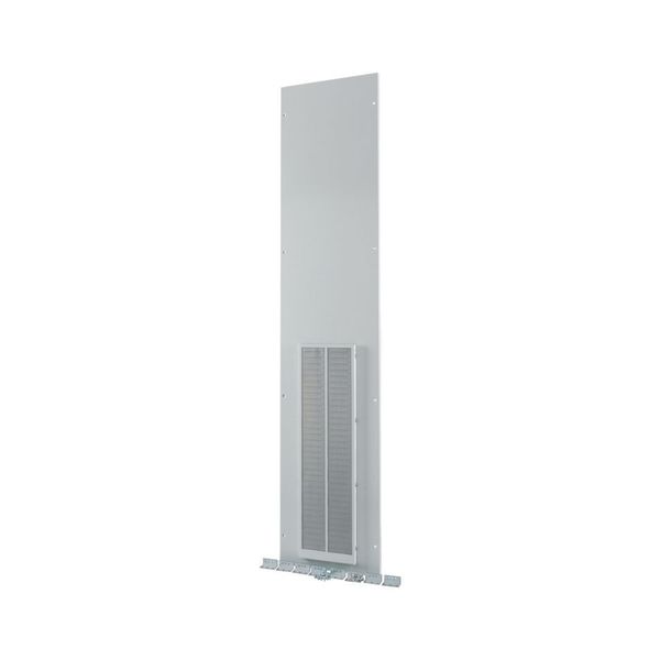 Front plate (section high), ventilated, W=425mm, IP42, grey image 3