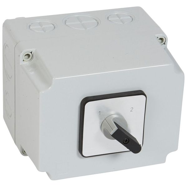 Cam switch - changeover switch w/o off - PR 63 - 4P - 63 A - box 135x170 mm image 1