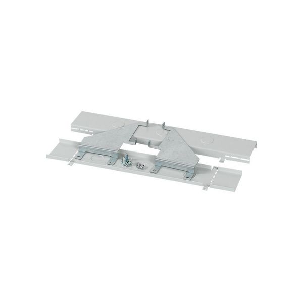 Auxiliary cable duct, closed, W=425mm, grey image 2