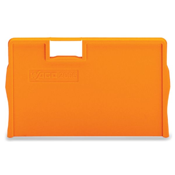 Seperator plate 2 mm thick oversized orange image 2