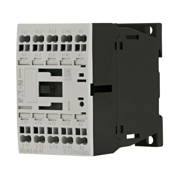 Contactor, 3 pole, 380 V 400 V 5.5 kW, 1 NC, 220 V 50/60 Hz, AC operation, Push in terminals image 20