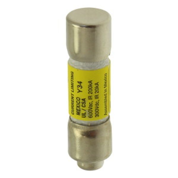Fuse-link, LV, 0.6 A, AC 600 V, 10 x 38 mm, CC, UL, time-delay, rejection-type image 9