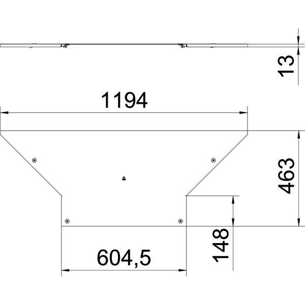 LAAD 600 R3 FS Cover for add-on tee with turn buckle B600 image 2