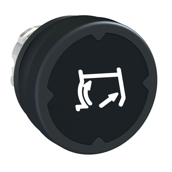 PUSHBUTTON HE, BLACK, WITH MARKING, ROTA image 1