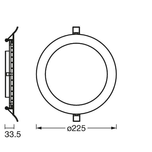 SMART RECESS SLIM DOWNLIGHT TW Slim 225 TW image 4