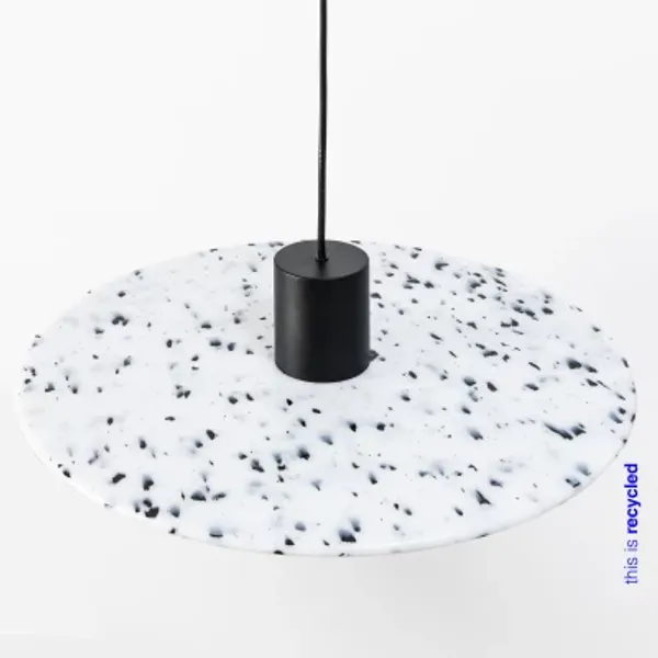 CONFETTI BLACK MARBLE SUSPENDED ø45CM 1xE27 image 1